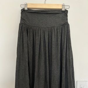 Short grey skirt